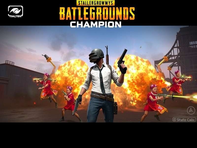 Intense Battle Royale Action in PUBG Slayer Champion PUBG Slayer Champion Gameplay Screenshot